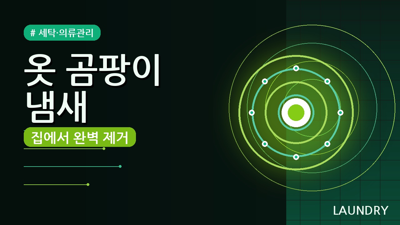 세탁 후에도 남는 옷 곰팡이 냄새, 집에서 없애는 4단계 꿀팁